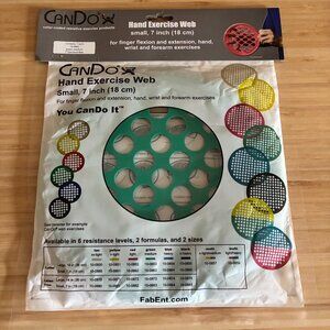Hand Exercise Web CanDo - Small 7" Diameter - Green (Medium)